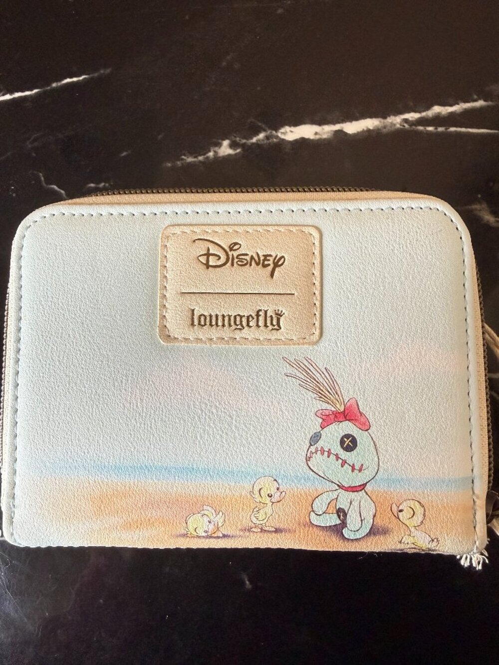 Loungefly Nightmare Before Christmas / Stitch Cream Zip Wallet